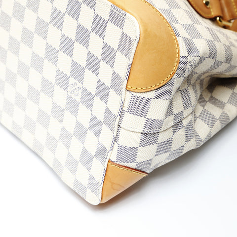 LOUIS VUITTON 2008 Damier Hampstead PM Handbag white WS26986