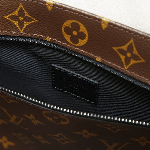 LOUIS VUITTON Monogram Macassar Weekend Tote PM Tote Bag Brown WS26987