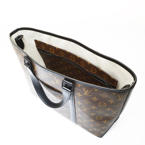 LOUIS VUITTON Monogram Macassar Weekend Tote PM Tote Bag Brown WS26987