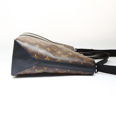 LOUIS VUITTON Monogram Macassar Weekend Tote PM Tote Bag Brown WS26987