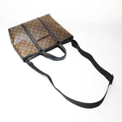 LOUIS VUITTON Monogram Macassar Weekend Tote PM Tote Bag Brown WS26987