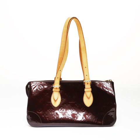 LOUIS VUITTON 2007 Vernis Rosewood Avenue Shoulder Bag Red WS26988