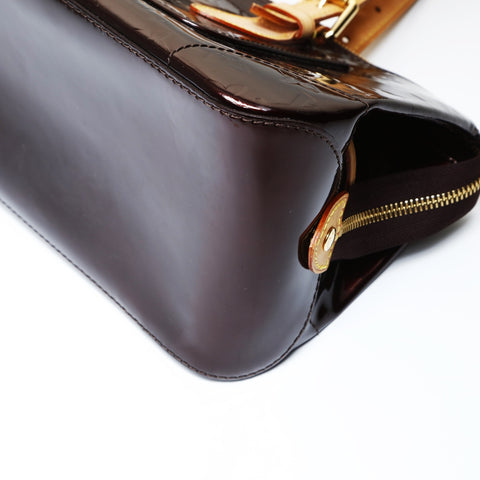 LOUIS VUITTON 2007 Vernis Rosewood Avenue Shoulder Bag Red WS26988