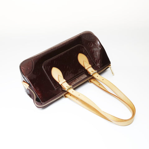 LOUIS VUITTON 2007 Vernis Rosewood Avenue Shoulder Bag Red WS26988