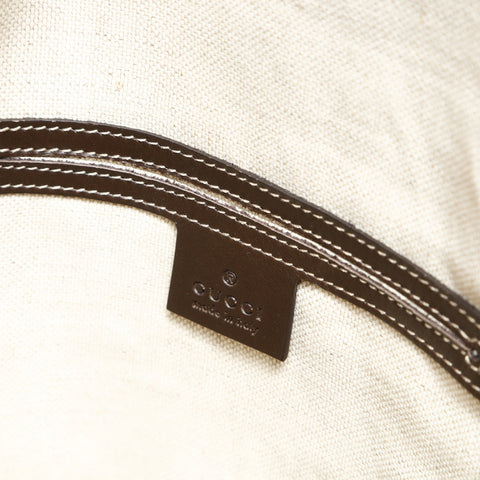 GUCCI GG Supreme PVC Shoulder Bag Brown WS26992