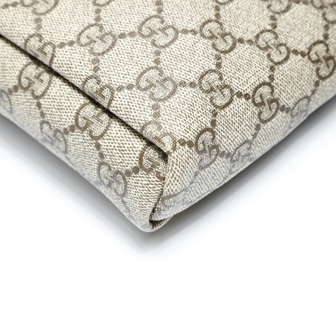 GUCCI GG Supreme PVC Shoulder Bag Brown WS26992