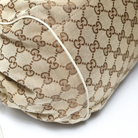 GUCCI GG Canvas Sukey 2way Shoulder Bag beige WS26993