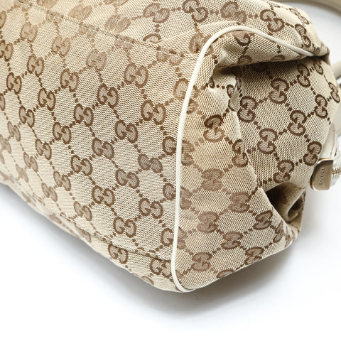 GUCCI GG Canvas Sukey 2way Shoulder Bag beige WS26993