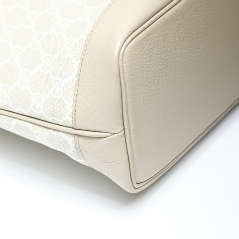 GUCCI PVC Ophidia GG Supreme Tote Bag beige WS26994