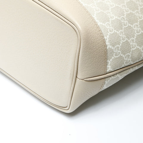 GUCCI PVC Ophidia GG Supreme Tote Bag beige WS26994