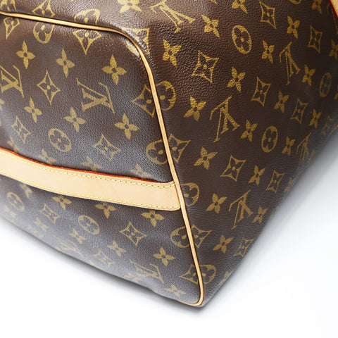 LOUIS VUITTON 1998 Monogram Keepall Bandouliere 55 Boston bag Brown WS26997
