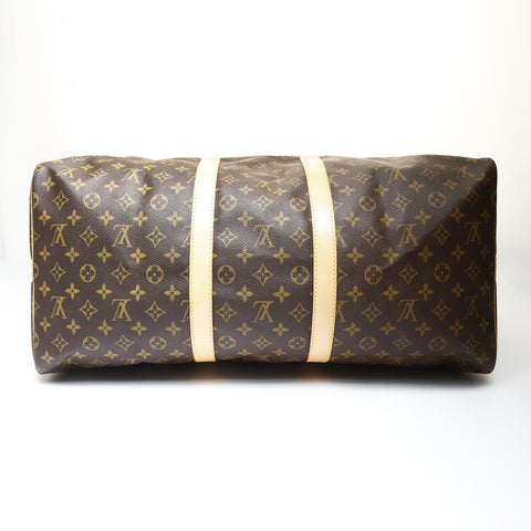 LOUIS VUITTON 1998 Monogram Keepall Bandouliere 55 Boston bag Brown WS26997