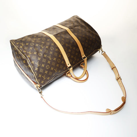 LOUIS VUITTON 1998 Monogram Keepall Bandouliere 55 Boston bag Brown WS26997