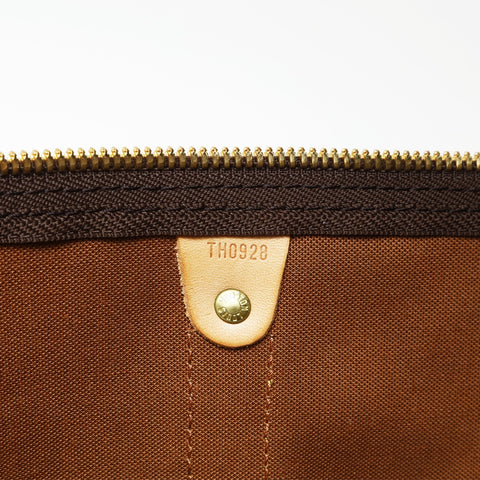 LOUIS VUITTON 1998 Monogram Keepall Bandouliere 55 Boston bag Brown WS26997