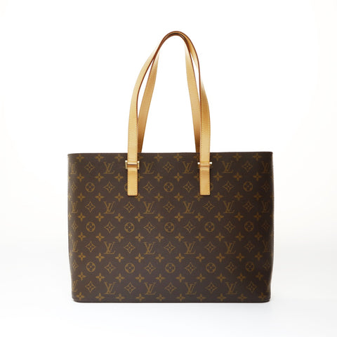 LOUIS VUITTON 2000 Monogram Luco Tote Bag Brown WS26998