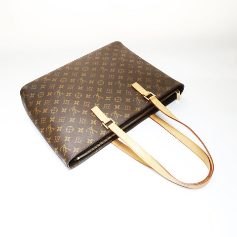 LOUIS VUITTON 2000 Monogram Luco Tote Bag Brown WS26998