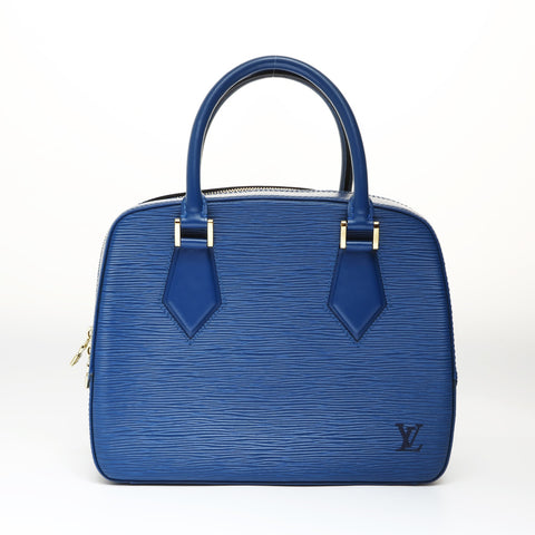LOUIS VUITTON 1998 Epi Sablon Handbag blue WS26999