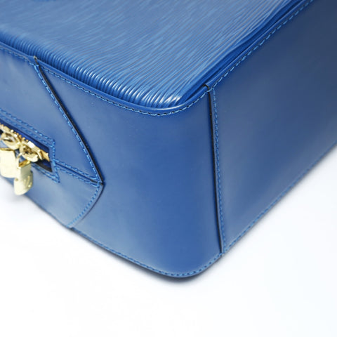 LOUIS VUITTON 1998 Epi Sablon Handbag blue WS26999