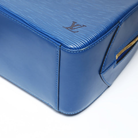 LOUIS VUITTON 1998 Epi Sablon Handbag blue WS26999