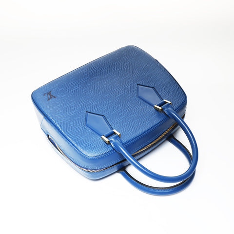 LOUIS VUITTON 1998 Epi Sablon Handbag blue WS26999