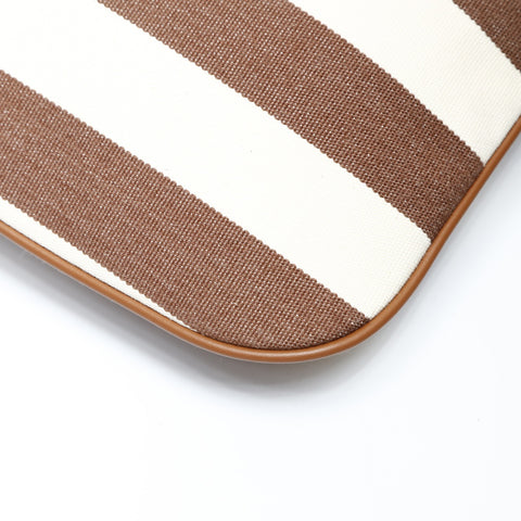 Miu Miu Ivy Stripes Shoulder Bag Brown WS27000