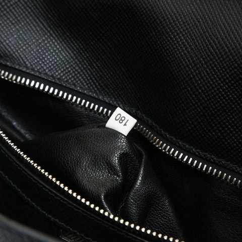 PRADA Safiano leather Shoulder Bag black WS27002
