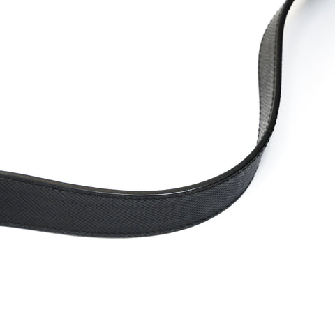 PRADA Safiano leather Shoulder Bag black WS27002