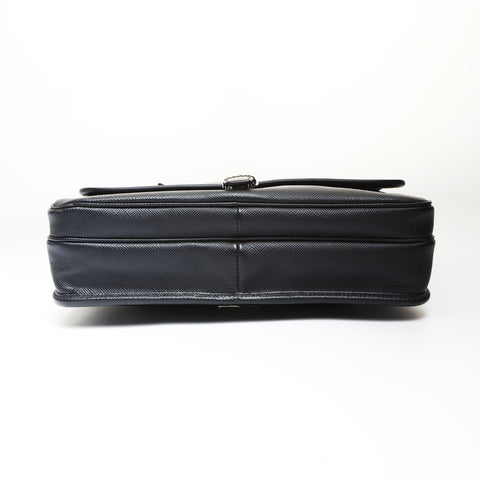 PRADA Safiano leather Shoulder Bag black WS27002