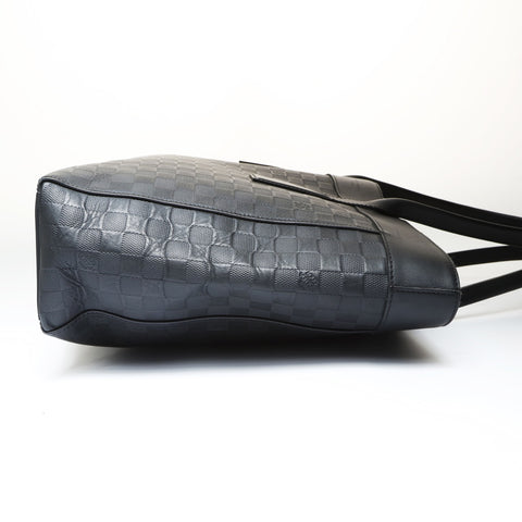 LOUIS VUITTON 2014 Damier Infinie Caba Voyage Tote Bag black WS27003