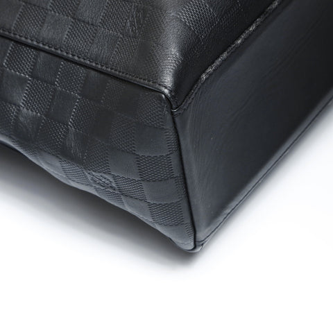 LOUIS VUITTON 2014 Damier Infinie Caba Voyage Tote Bag black WS27003