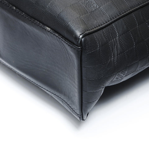 LOUIS VUITTON 2014 Damier Infinie Caba Voyage Tote Bag black WS27003