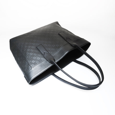 LOUIS VUITTON 2014 Damier Infinie Caba Voyage Tote Bag black WS27003