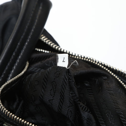PRADA Nylon Shoulder Bag black WS27005