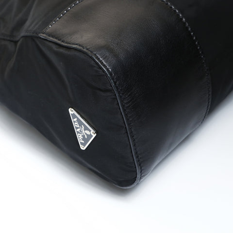 PRADA Nylon Shoulder Bag black WS27005