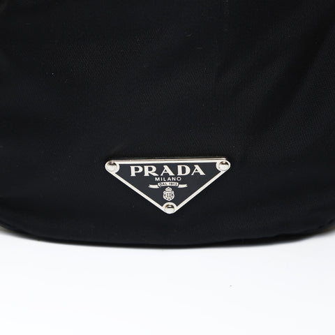 PRADA Nylon Shoulder Bag black WS27005