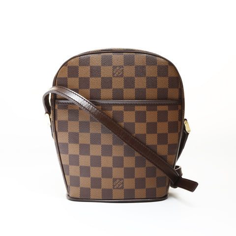 LOUIS VUITTON 2003 Damier Ipanema PM Shoulder Bag Brown WS27006