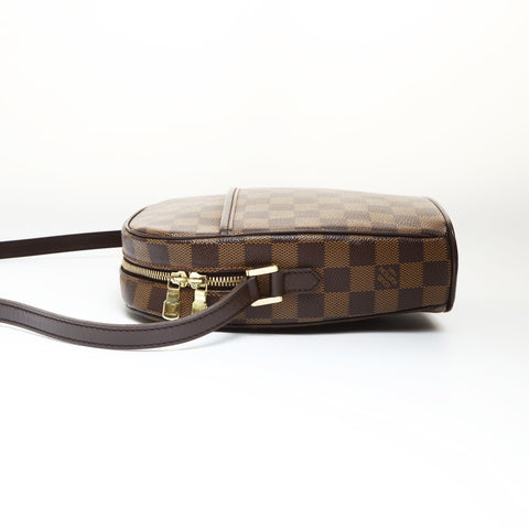 LOUIS VUITTON 2003 Damier Ipanema PM Shoulder Bag Brown WS27006