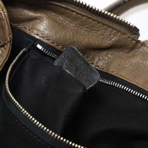 Chloe Paddington Leather Boston Bag Shoulder Bag Brown WS27007