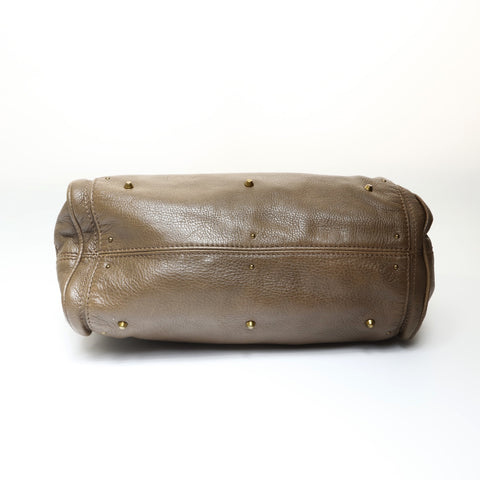 Chloe Paddington Leather Boston Bag Shoulder Bag Brown WS27007