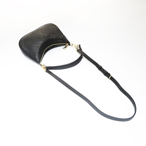 LOUIS VUITTON Monogram Empreinte Bagatelle NM Shoulder Bag black WS27013