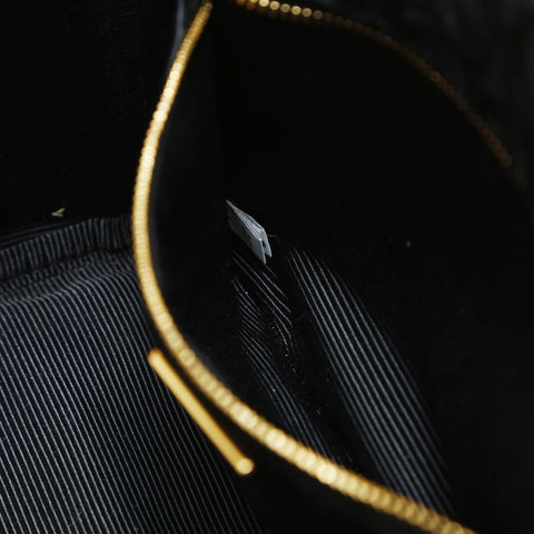 PRADA Brocade 2way Handbag black WS27014