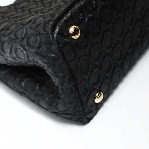 PRADA Brocade 2way Handbag black WS27014