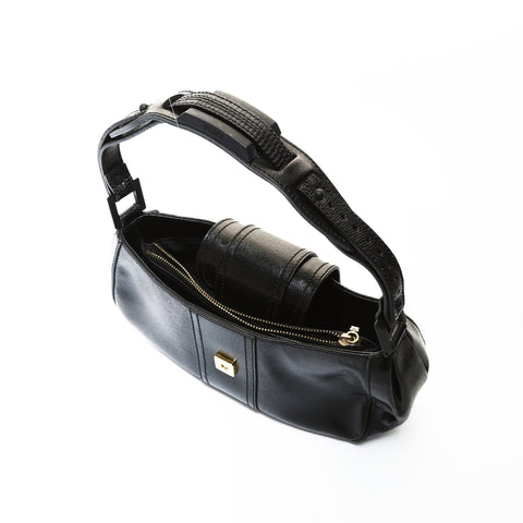 FENDI Logo studs Shoulder Bag black WS27015