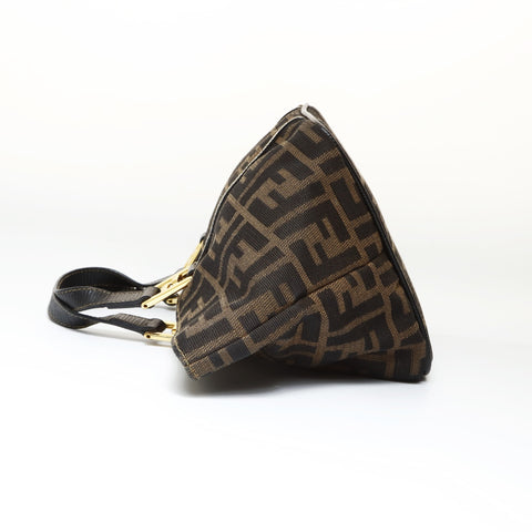 FENDI Zucca canvas Handbag Brown WS27018