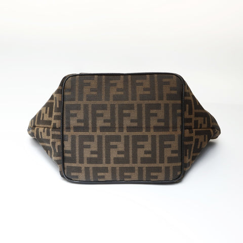FENDI Zucca canvas Handbag Brown WS27018