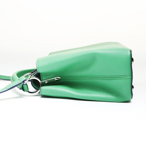 LOUIS VUITTON 2015 Capucines BB Taurillon Clemence Leather Handbag green WS27019