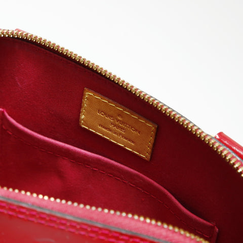 LOUIS VUITTON 2014 Alma BB Handbag Red WS27021