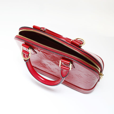 LOUIS VUITTON 2014 Alma BB Handbag Red WS27021