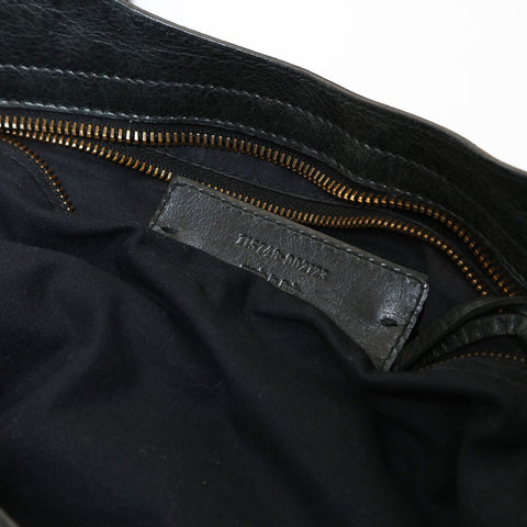 BALENCIAGA City Leather 2WAY Handbag black WS27022