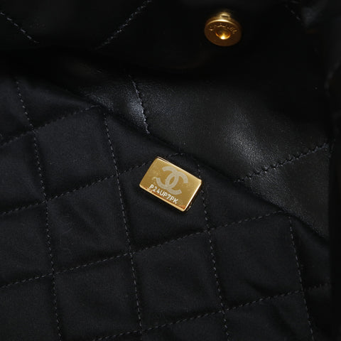 CHANEL Chanel 22 Shiny Calfskin Shoulder Bag black WS27023